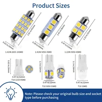 42Pcs T10 5050 Car LED Light Bulb Interior Dome Trunk License Plate Lamps Kit White for Bmw E53 E60 E90 LED Lamp - Image 2