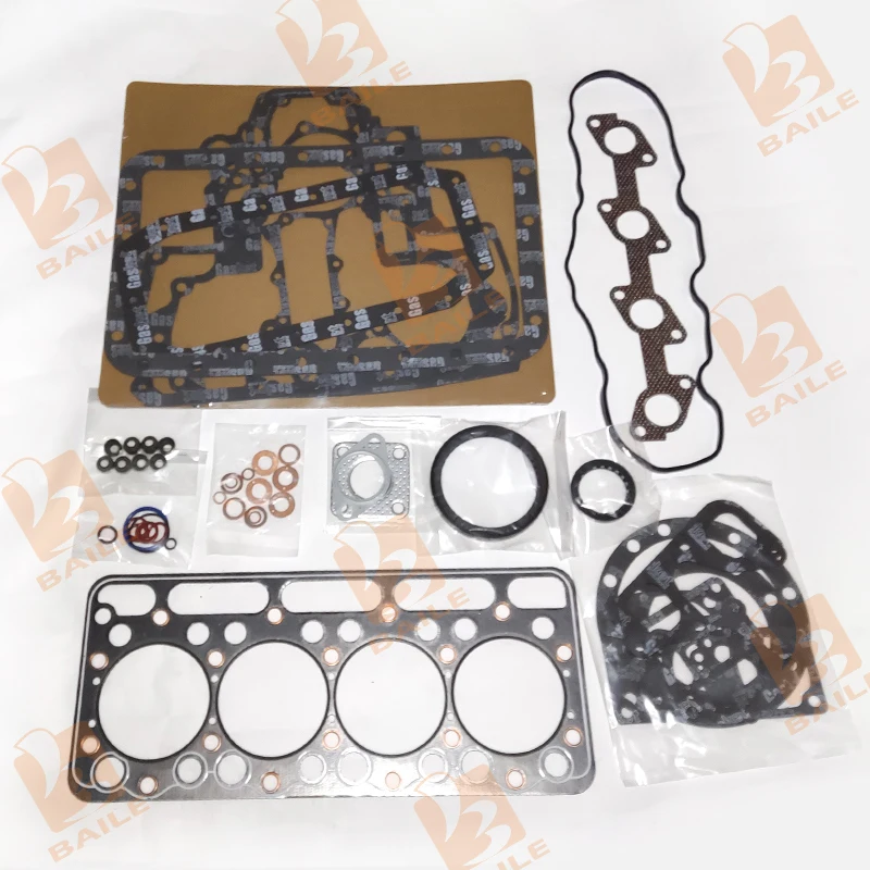 For Kubota V1902 Full Gasket Kit Set Engine With Cylinder Head Gasket