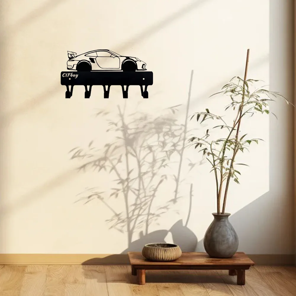 Sport Car Metal Wall Art Great for Boys and Girls Room Kindergarten Living Room Nursery and Bedroom Decorative Crafts Designs