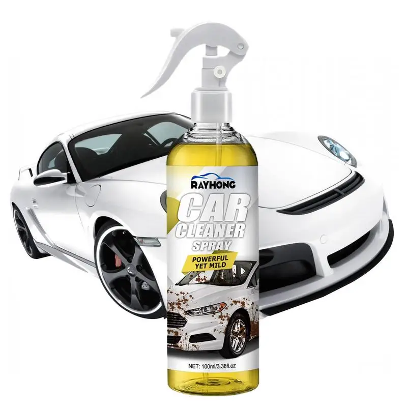 Car Cleaning Spray Car Wash Spray Polish Detail Spray Automotive Stain  Remover For Car Wheels Ceiling Glass And Much More