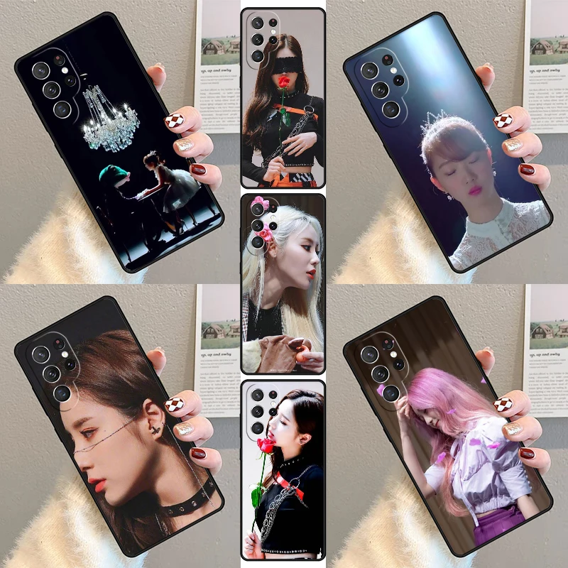 Чехол Loona kpop для телефона Samsung Galaxy S23 S21 S20 FE S24 S22 Ultra Note20 S10 S9 S8 Plus, силиконовый чехол