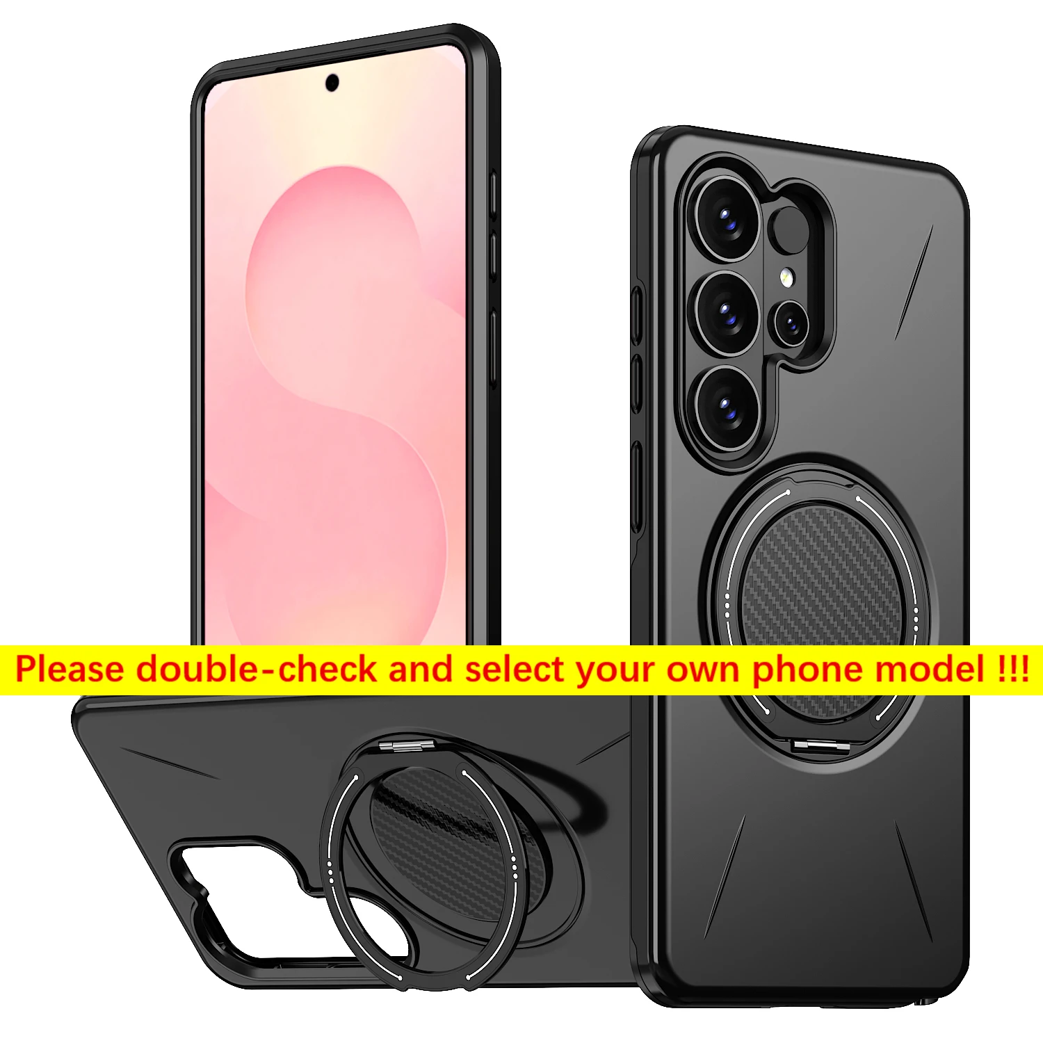 360° Rotating Magnetic Stand Phone Case with Bracket Cover