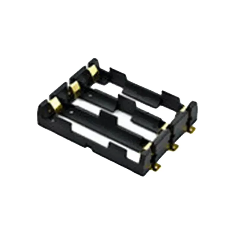 1x2x3x4x 18650 SMT Battery Holder 18650 SMD Battery Box Storage Case Container Power Bank Bronze Pins Rechargeable SMT