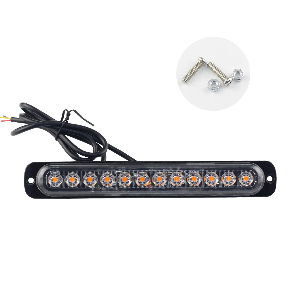 24v ストロボ点滅灯 12-24V LED点滅ライト付きストロボ,ライトバー,明るいライト,1