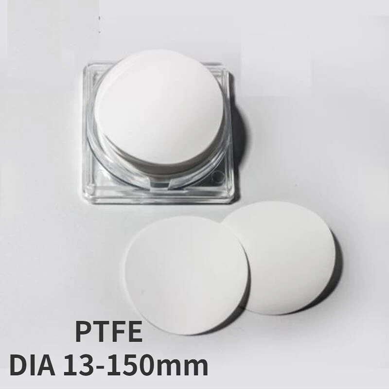 

50pcs/100pcs/lot Lab PTFE Hydrophilic Dia 13mm-150mm Mutiple Pore Size Microporous Membrane Millipore Filtration Filter Membrane