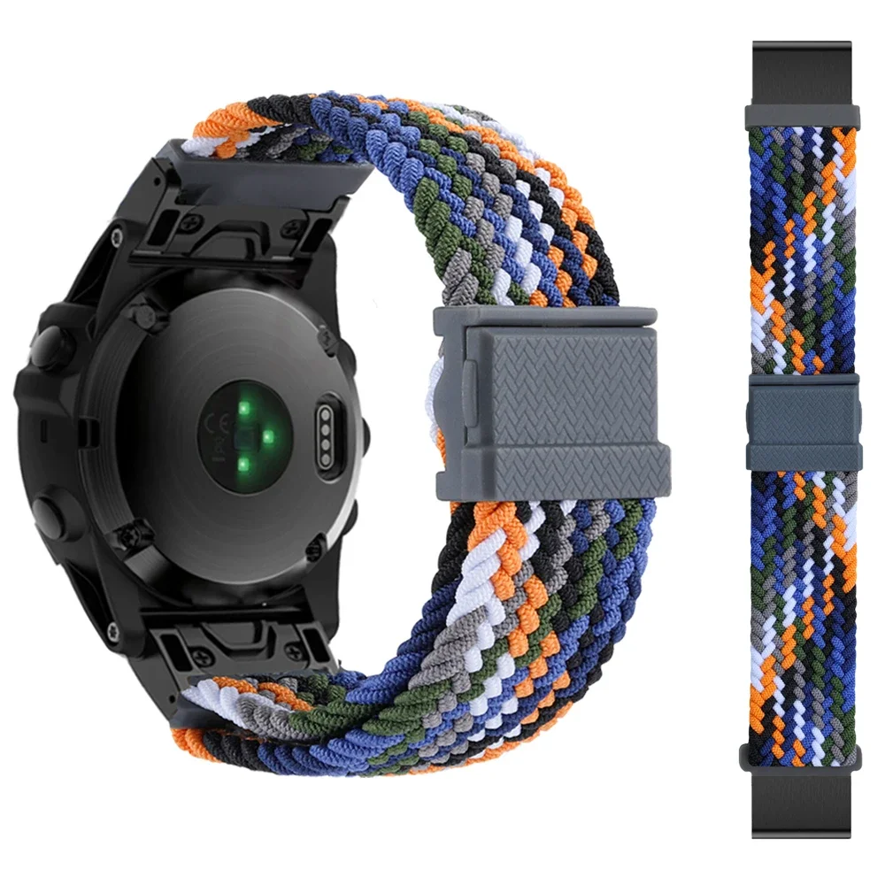 Braided Nylon Quickfit Strap - Magnetic Smartwatch Bracelet, 22 26mm