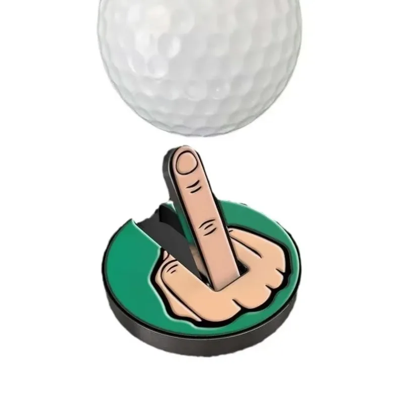 Golf ball mark funny middle finger golf ball marker gift sports entertainment