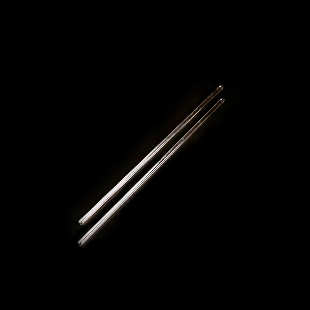 2Pcs Lab Use Stir Glass Stirring Rod Laboratory Tool 6*300mm Suitable for Lab Use