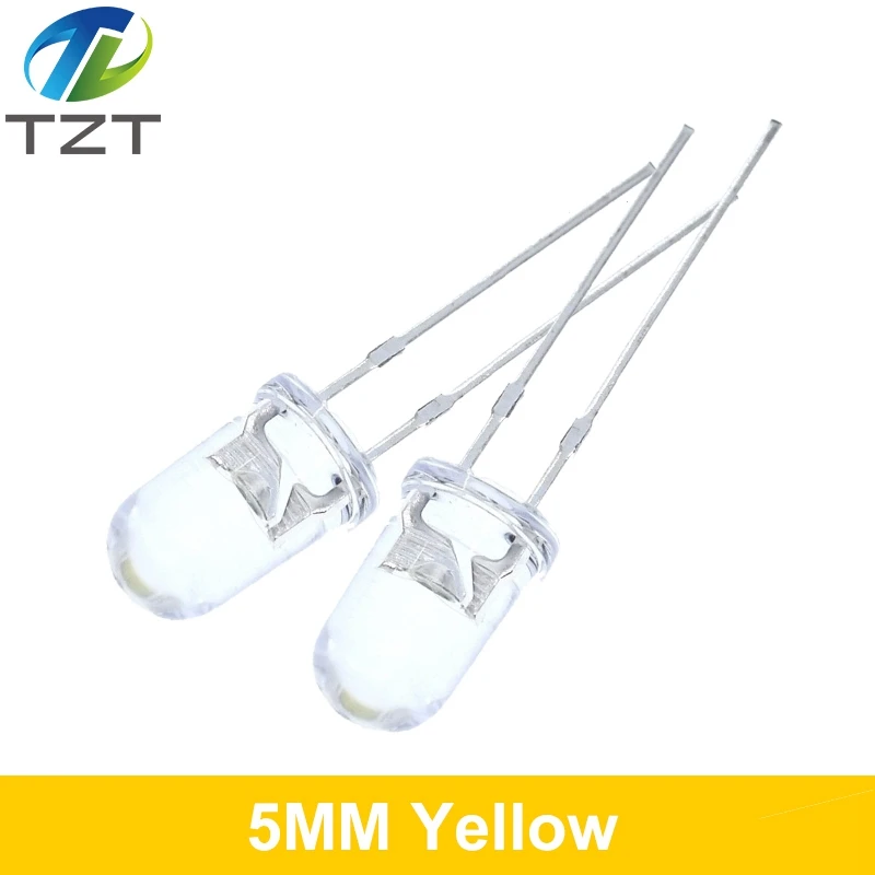 รูปสินค้า หลอดไฟ LED สีสันสดใส 5 มม. 10 ชิ้น