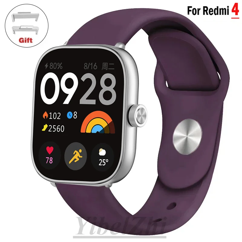 Soft Silicone Sport Bracelet Strap for Smartwatch Wristband Accessories