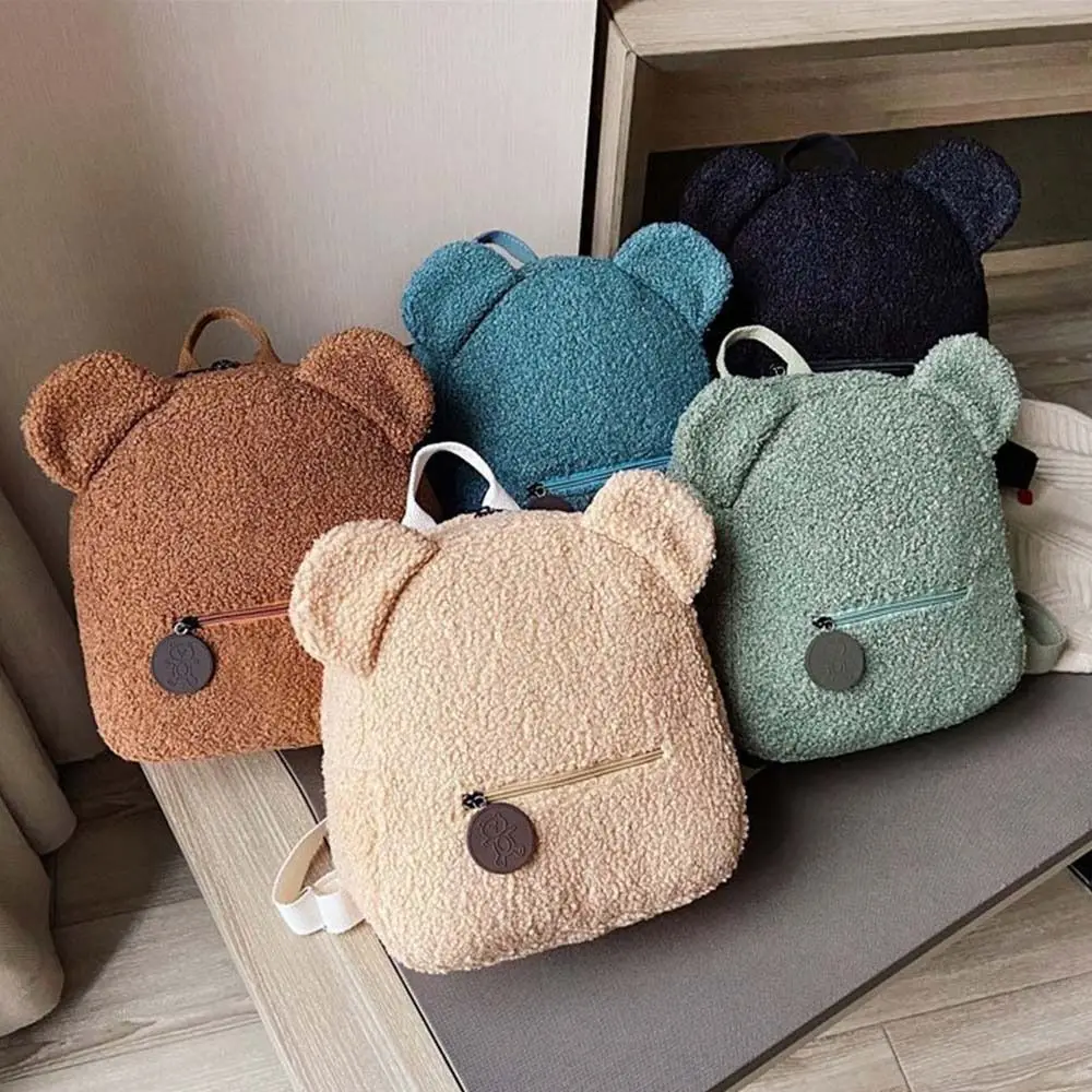 

Cute Women's Backpack Kids Mini Schoolbags Book Bag Children Backpack Cartoon Bear Plush Bag Bear Shoulder Bags Mini Rucksacks