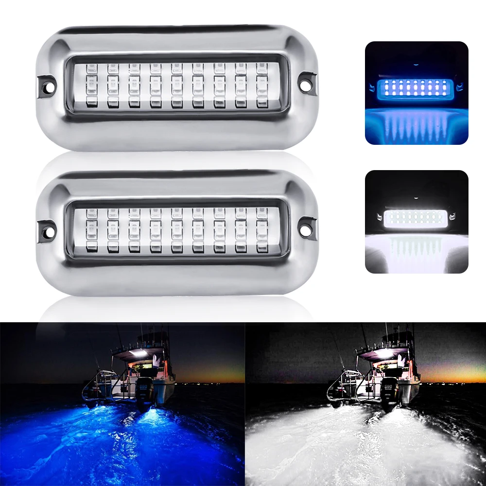27LED 12V Boat Transom Light Underwater Pontoon Marine Ship Boat Accessories Light Waterproof Marine IP68