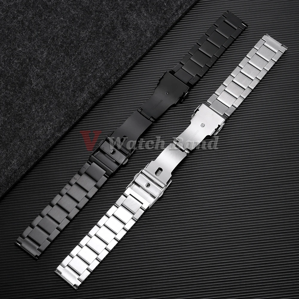 Luxuriöses Uhrenarmband aus massivem Edelstahl, universelles Armband für Seiko 18 mm, 19 mm, 20 mm, 21 mm, 22 mm, 24 mm, 25 mm, Gürtel, Uhrenzubehör – Detail 7