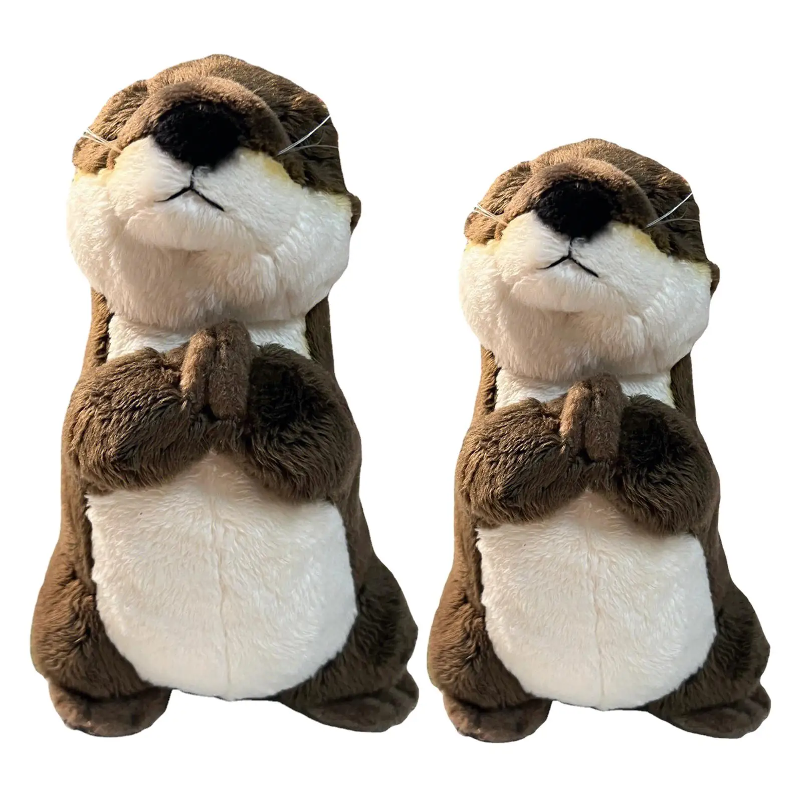 

Otter Stuffed Animal Standing River Animals Soft Toy Living Room Decoration for Boys Girls Adults Children Teens Creative Gifts