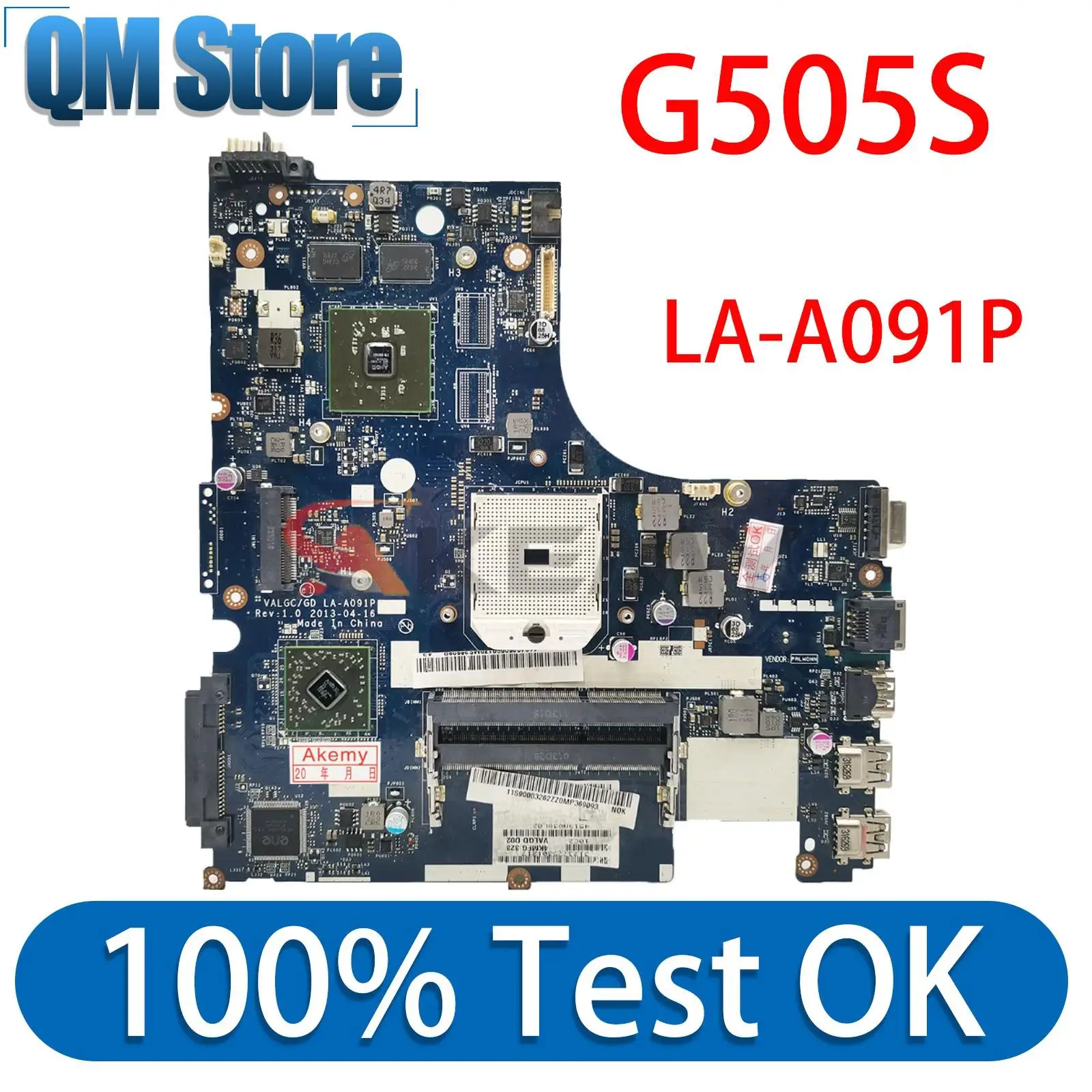 

Материнская плата VALGC/GD LA-A091P G505S Mainboar для ноутбука Lenovo G505S материнская плата с GPU HD8550M + 8570M + 8650M + R5 M230 2G тест ОК