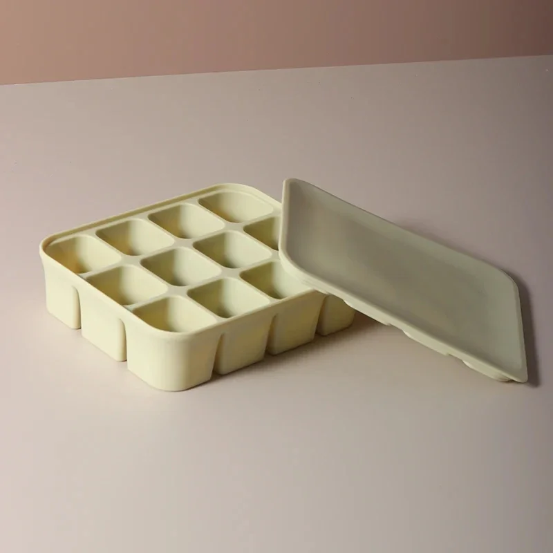 Ice Molds 12 Grid Ice Cube Mold Silicone Ice Cube Tray Square Tray Mould Easy Release Silicone Forms Bar Kitchen Accessories