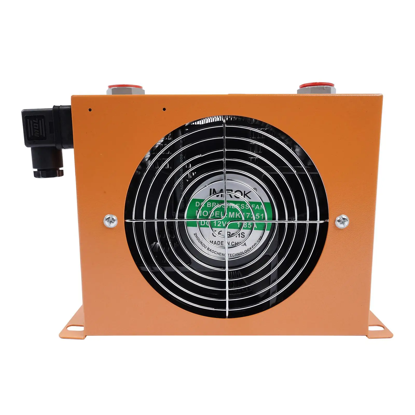 Brand New Hydraulic Air Oil Cooler Air-Cooled Oil Radiator Heat Exchanger 48W12V - View #9