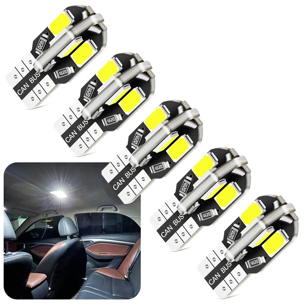 10 Pz T10 W5W Led Canbus Lampadina Per Auto 12V Lampadina Per Auto Per Mazda 2 Mazda 3 Mazda 6 Cx-5 Atenza Cx-7 Cx-9 Cx-3 Cx-4 Cx-8 Mx5