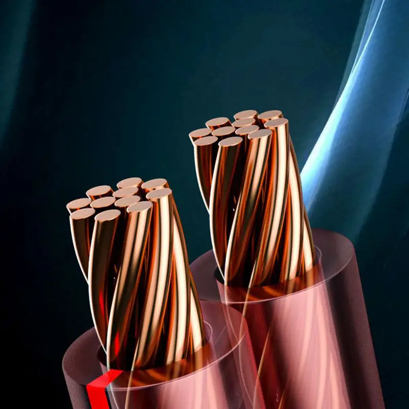 Hifi OFC 액티브 스피커 케이블, 듀얼 RCA-듀얼 바나나 스페이드 플러그, 서브 우퍼 AMP 사운드박스 케이블용 2Y 2.0 핀, 1M, 2M, 3M, 5M, 8M, 10M