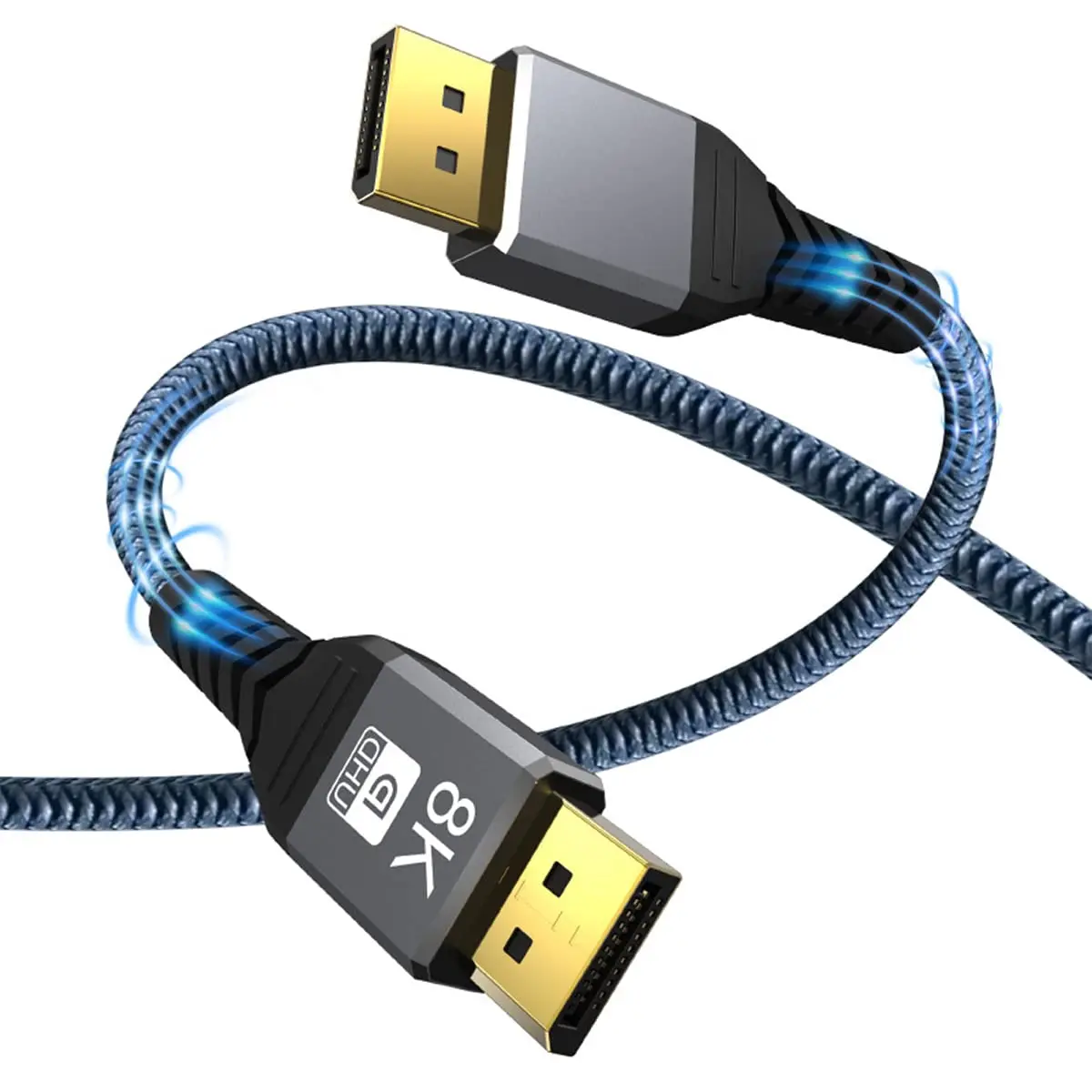 Ultra HD High-Speed DisplayPort Cable - 8K HDR Video & Audio for Gaming & Entertainment