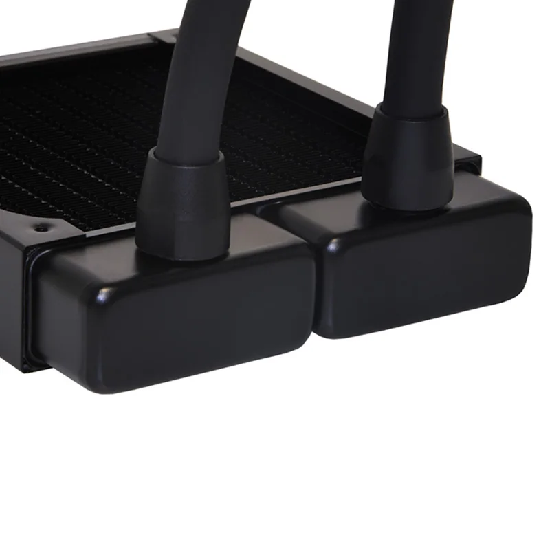 Alphacool Eiszapfen Ângulo Adaptador Duplo 45 ° Rotatable g1 Rosca Externa para g1 Conector de Rosca Interna Preto Prata - Imagem 5