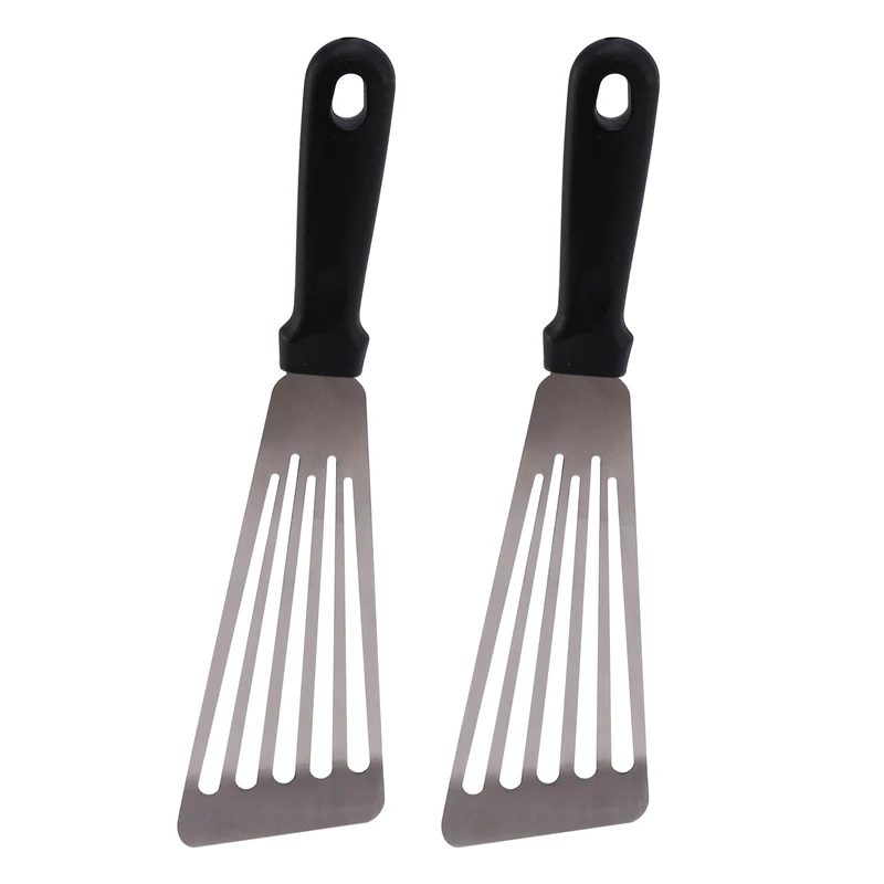 Slotted Fish Spatula, Fish Turner, Beveled Edge, Turning Flipping