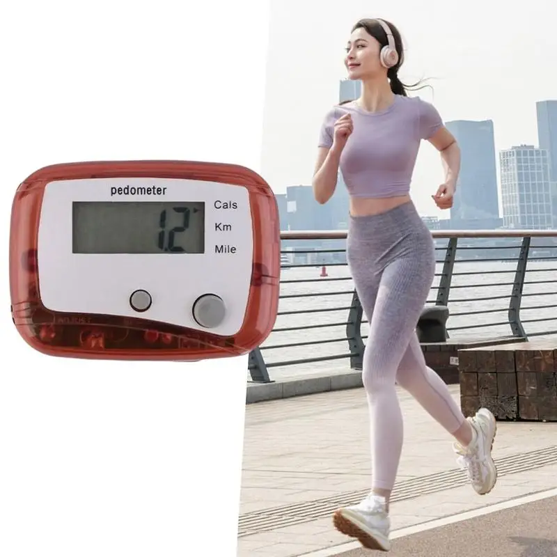 Pedometer For Walking Portable Walking Distance Miles/Km Pedometer Multifunctional Sport Must Have Step Counter For Sports Daily