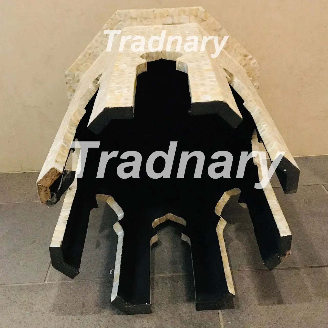Tradnary Mother Of Pearl Inlay Coffee Table Indian Furniture For Home Office Hotel Restaurant Bars Decoration at Best Price