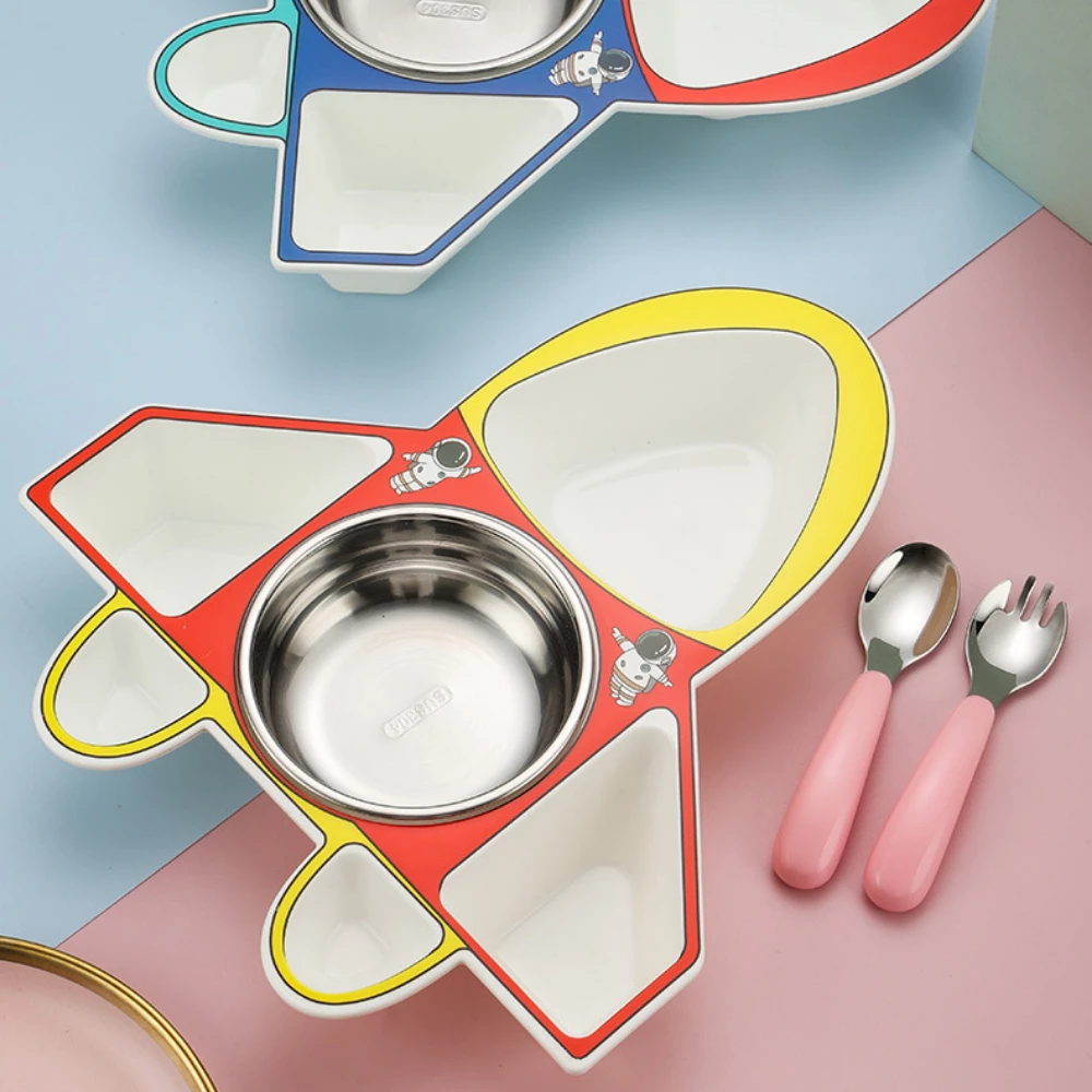 Coolable Assiette Ventouse Pour Bébé Assiette Bebe Silicone Avec 4