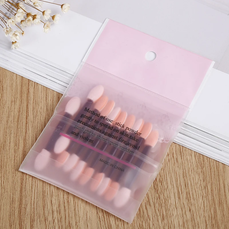 30x Einweg-Lidschatten-Applikator - Doppelseitige Ovale Schwämme Für Make-up - Hygienisch & Einfach