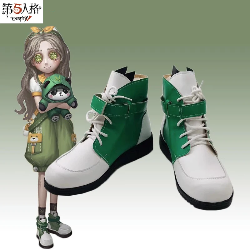 

Game Identity V Little Girl Cosplay Shoes Leather Low Top Short Boots Prop Performance Gardener Accessories Rolls Partner Woman