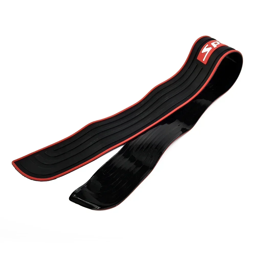 Car Bumper Protector Car Bumper Strip Bumper Protector Strip 90cmx7cm Universal Car Rear Trunk Sill Bumper Guard Protector Pad Thickened Cover Strip Pad