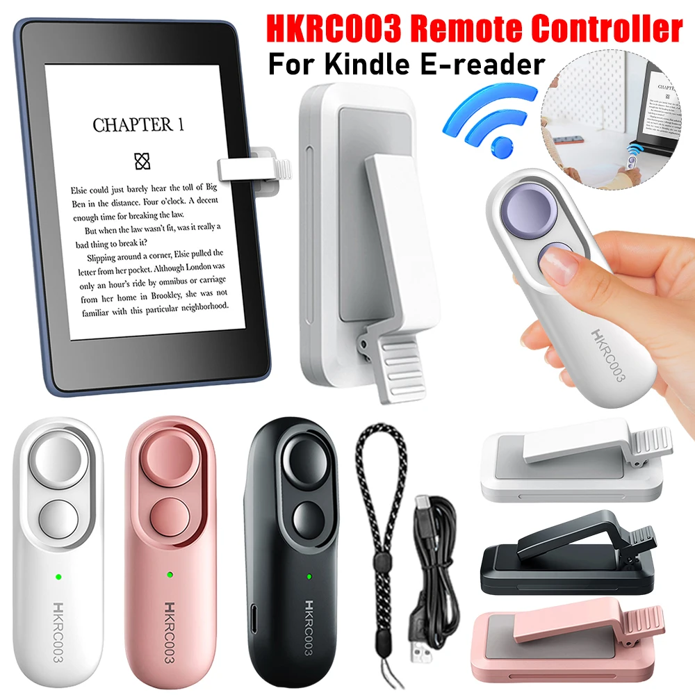 Universal Remote Control for Page Turning and Photography