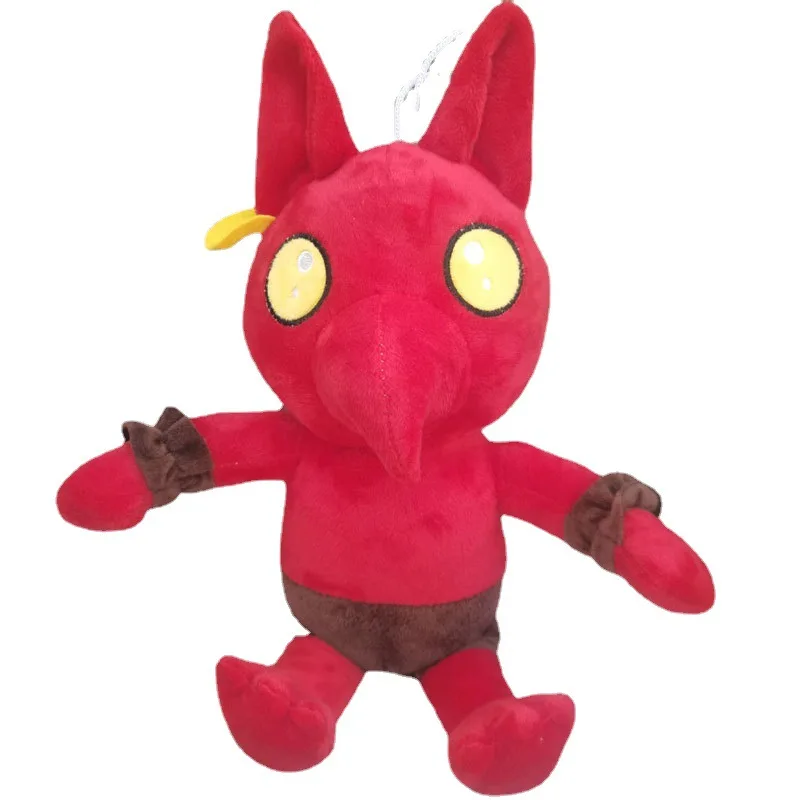 Roblox Doors Horror Monster Plush Doll Action Figure Wearing Earrings Red  Monster Doll Children's Gift