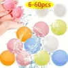 Reusable Water Balloons Toys Quick Fill Self Sealing Water Bomb for Summer Games Children's Adults Outdoor Activities Toy Gifts 1