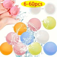 Reusable Water Balloons Toys Quick Fill Self Sealing Water Bomb for Summer Games Children's Adults Outdoor Activities Toy Gifts 1