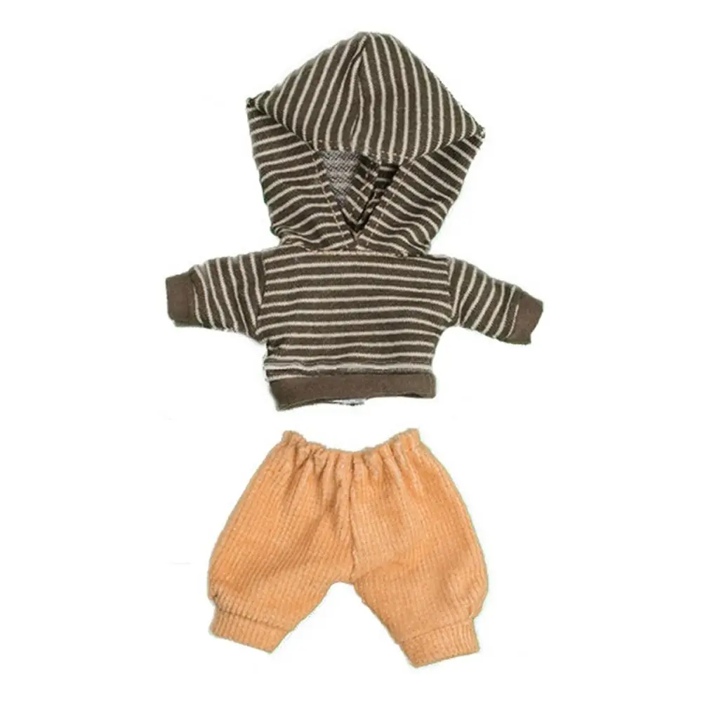 16cm Doll Clothes High-end Dress Up Mini Cute Dolls Skirt Suit Jeans Pants T-shirt Skirt Suit Kids Gift Toy DIY Doll Accessories