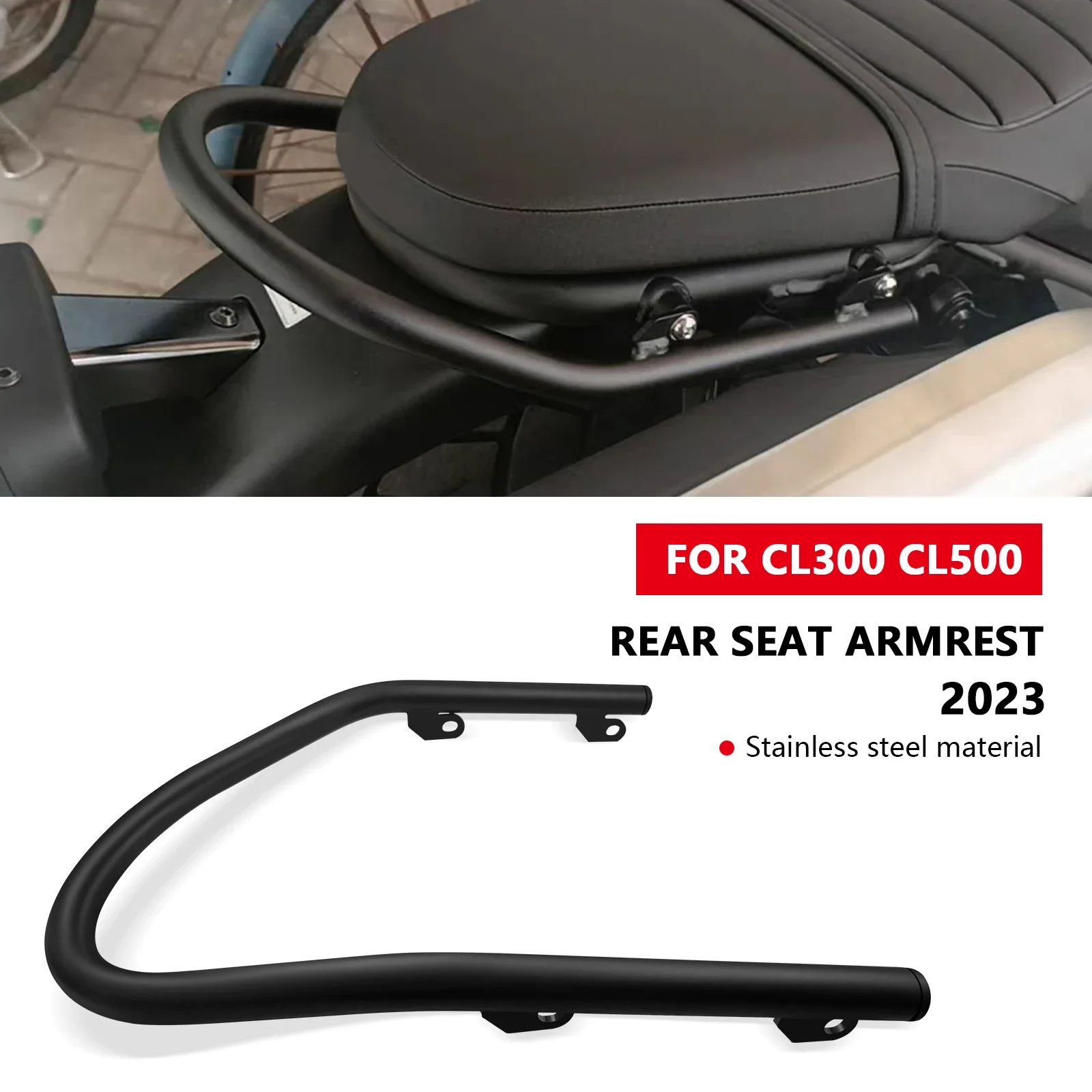 För CL300 CL500 SCL500 Bakdel Armstöd Styrstativ cl500 cl300 scl500 Motorcykel Passagerarsäte bak_voghion.com