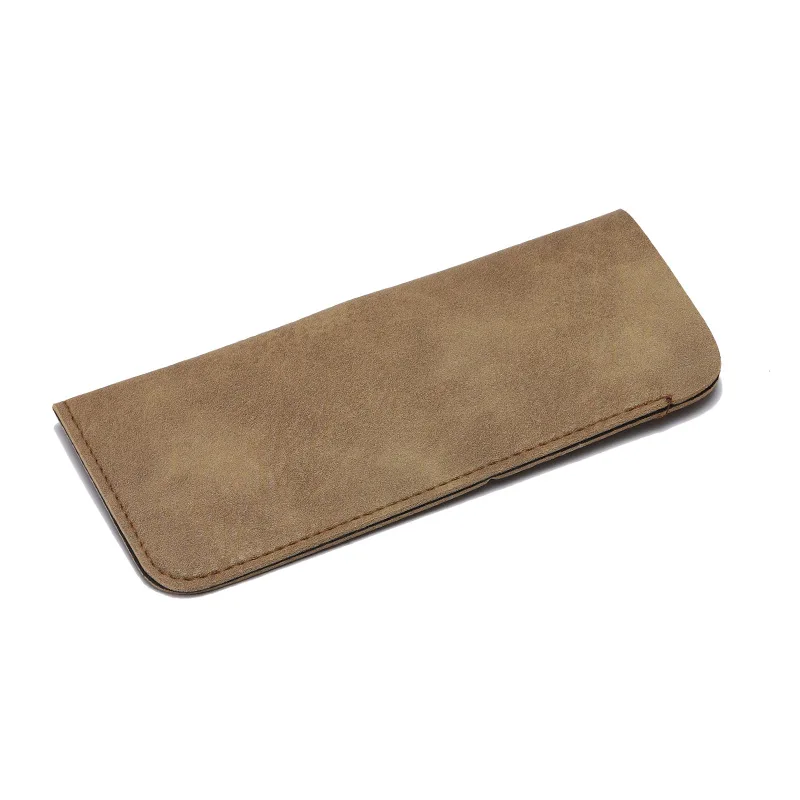 Fashion Soft Leather Reading Glasses Bag Case Waterproof Sun Glasses Pouch Myopia Eyewear Storage Bags Eyeglasses Accessories