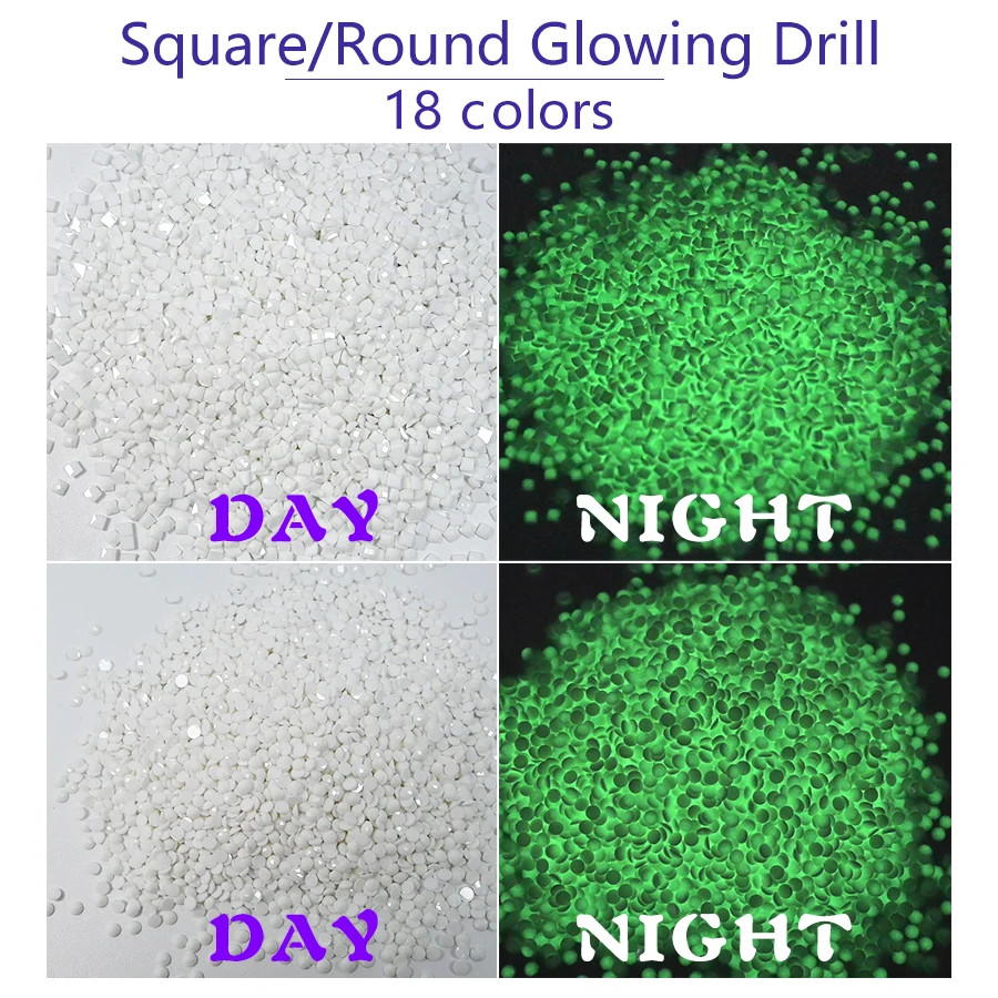 Photo Poured Glue Diamond Painting 1 Special Drill AB Crystal Glowing Drill Decoration Embroidery Handmade ASF3000