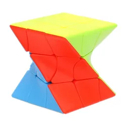 ZCUBE 3x3 Black Trihedral Unequal Magic Cube Puzzle Toy (Distort)