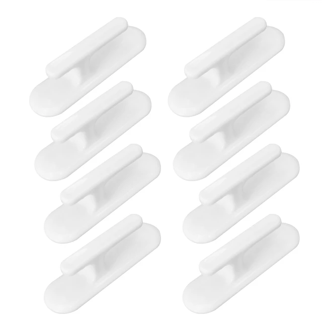 8PCS Plastic Blind Cord Holder Adhesive Blind Cord Hooks Multipurpose  Curtain String Wrap Cleat for Home