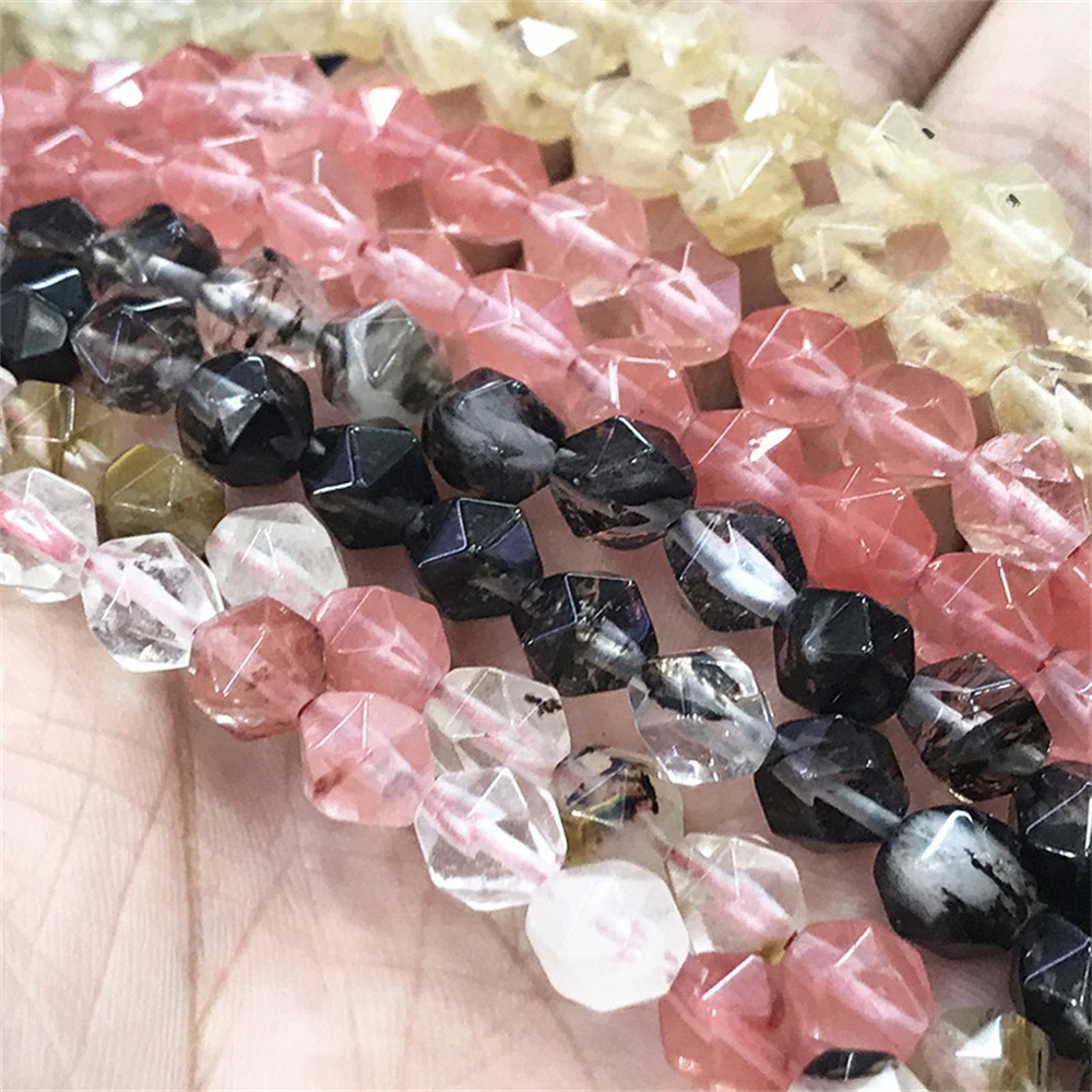 

Multicolor 10mm Faceted Watermelon Crystal Loose Spacer Bead for Jewelry Making DIY Bracelet Necklace Handmade Accessories