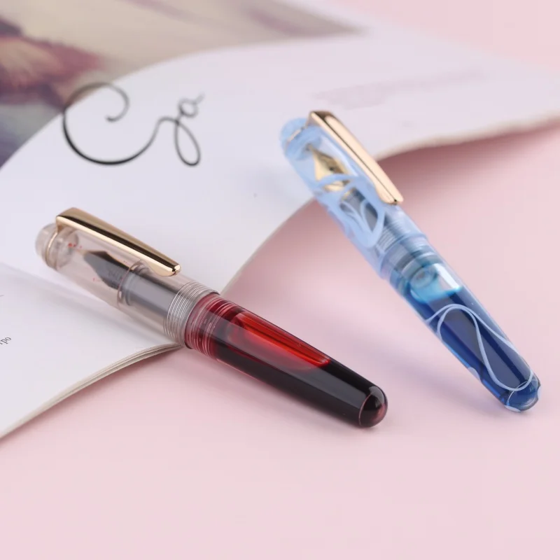 Stylo Plume Majohn Q2 Mini - Stylo Voyage Avec 3 Pointes Et Pipette - Cadeau Écriture Original