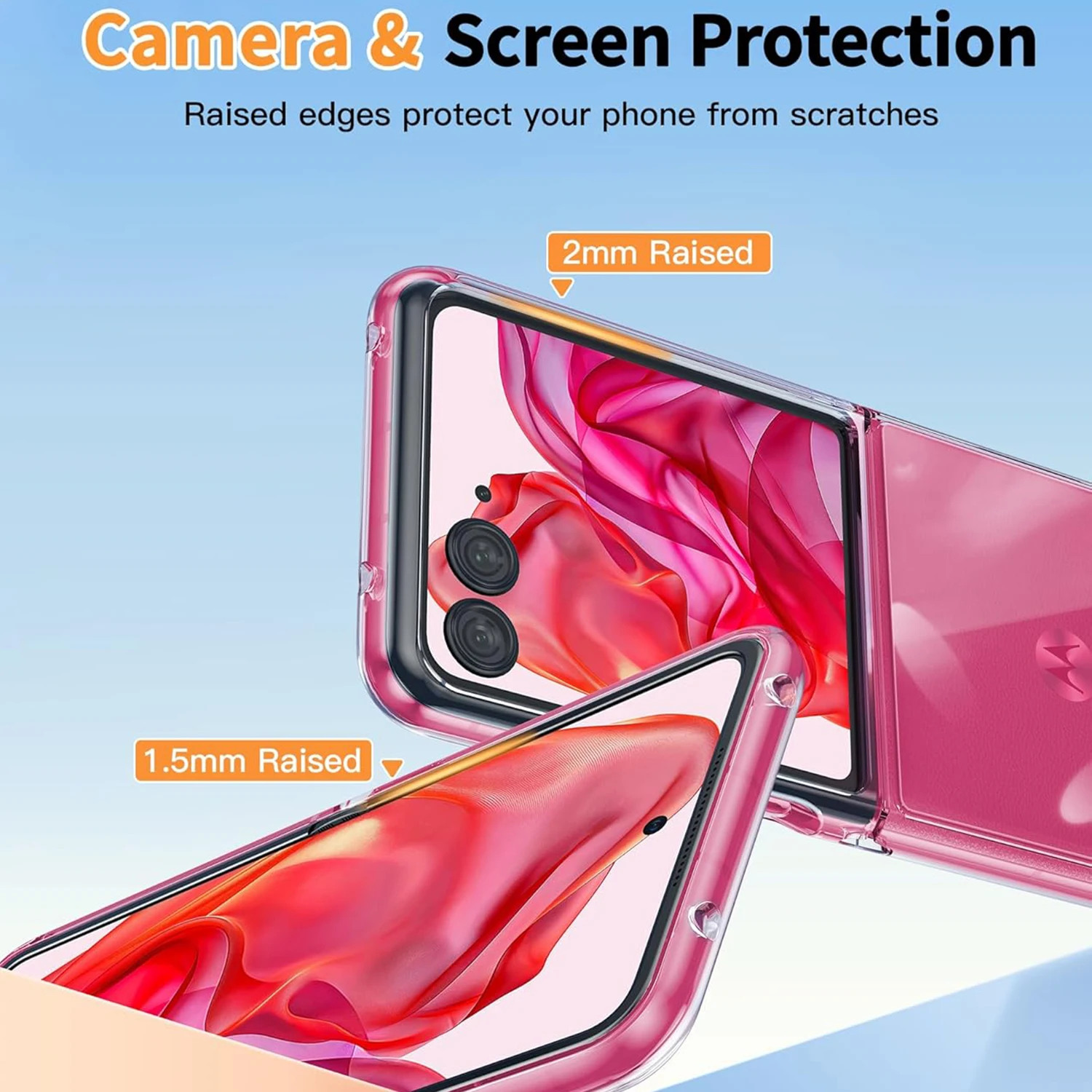 Slim Fit Transparent Shockproof Case with Soft Edges