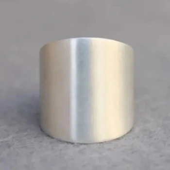 Anelli Minimalisti da Donna in Argento Lucido, Gioielli Geometrici per Feste e Uso Quotidiano