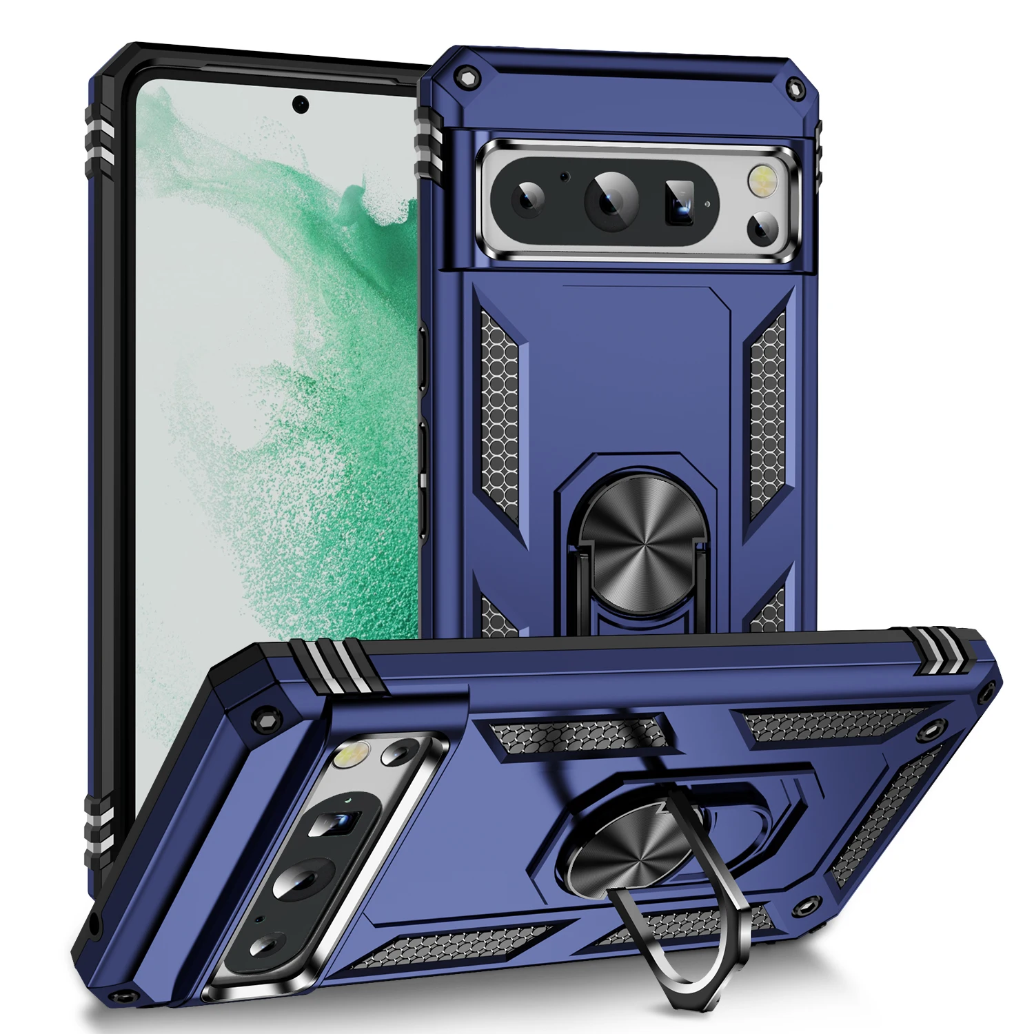 Rugged Drop-Proof Protective Case with Kickstand
