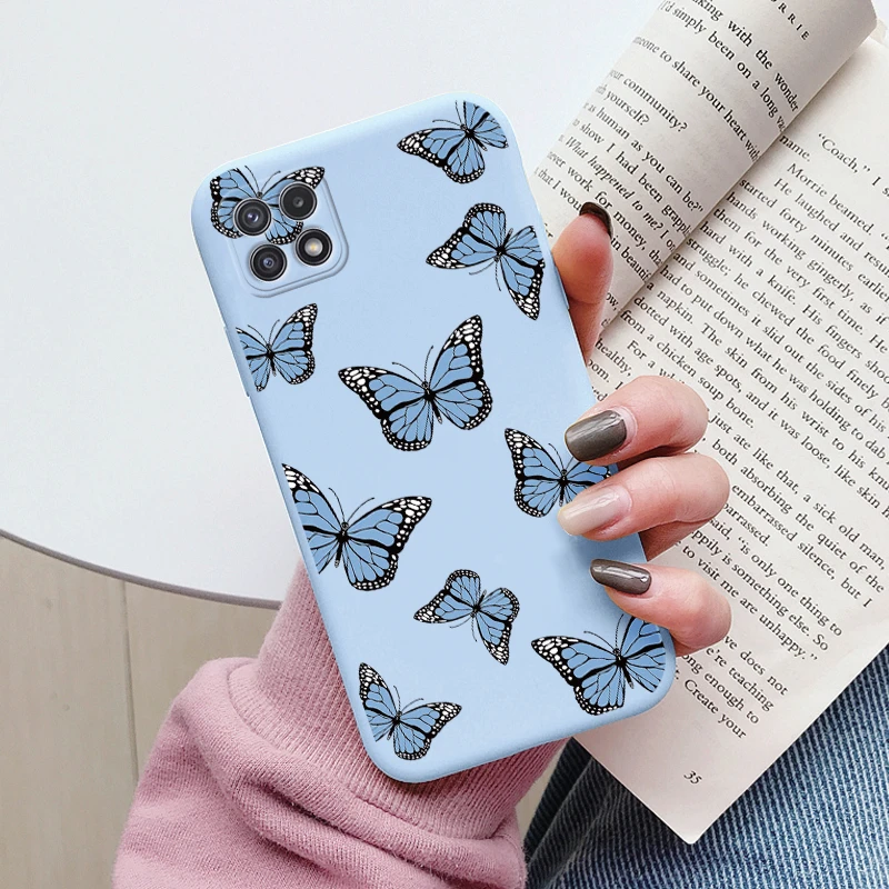 Charming Floral & Butterfly Soft TPU Phone Cover – Protective Bumper Case