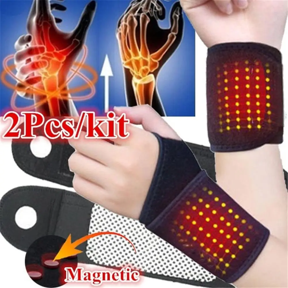 

New Magnetic Therapy Sports Protection Hot Sale Tourmaline Self-Heating Arthritis Pain Relief Braces Belt Wrist Brace