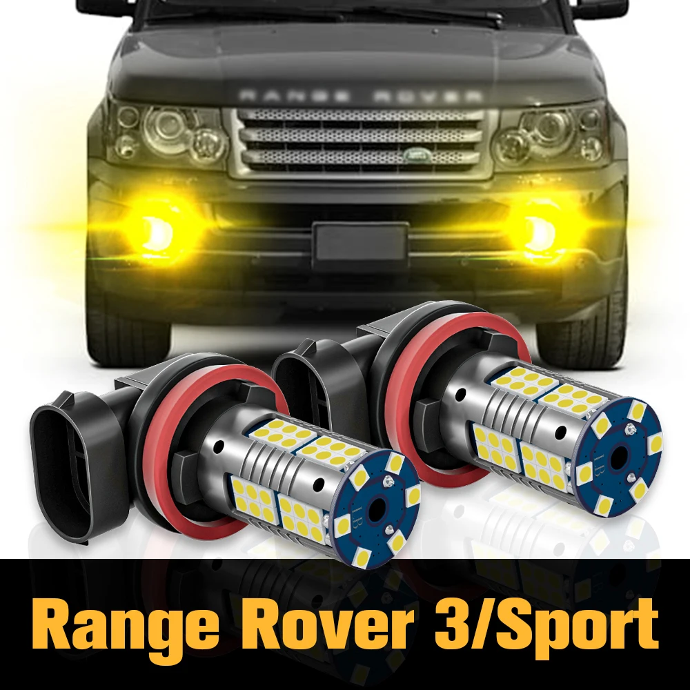 

2pcs Canbus LED Fog Light Lamp Accessories For Land Rover Range Rover 3 Sport 1 2005 2006 2007 2008 2009 2010 2011 2012 2013